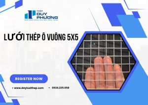 Lưới Thép Ô Vuông 5x5