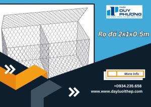 Rọ đá 2x1x0.5m