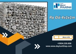 Rọ đá 4x1x1m
