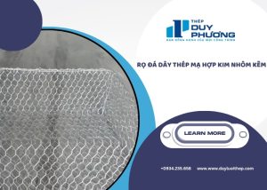 Rọ đá dây thép mạ hợp kim nhôm kẽm