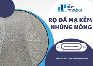 Rọ đá mạ kẽm nhúng nóng