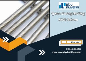 Tyren Vuông Đường Kính 16mm